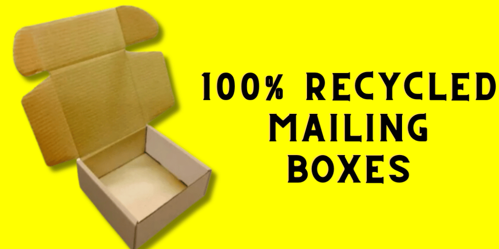 100% Recycled Mailing Boxes